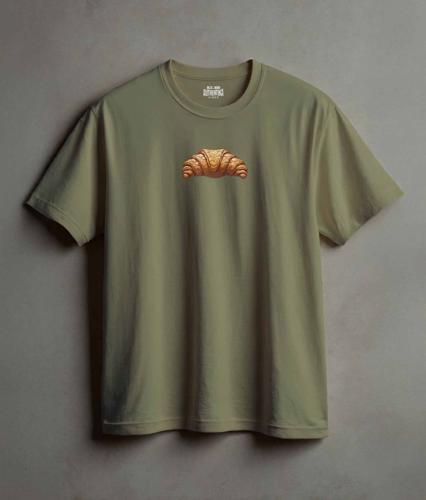 Croissant State of Mind – Minimalist Breakfast T-Shirt for Chill Days