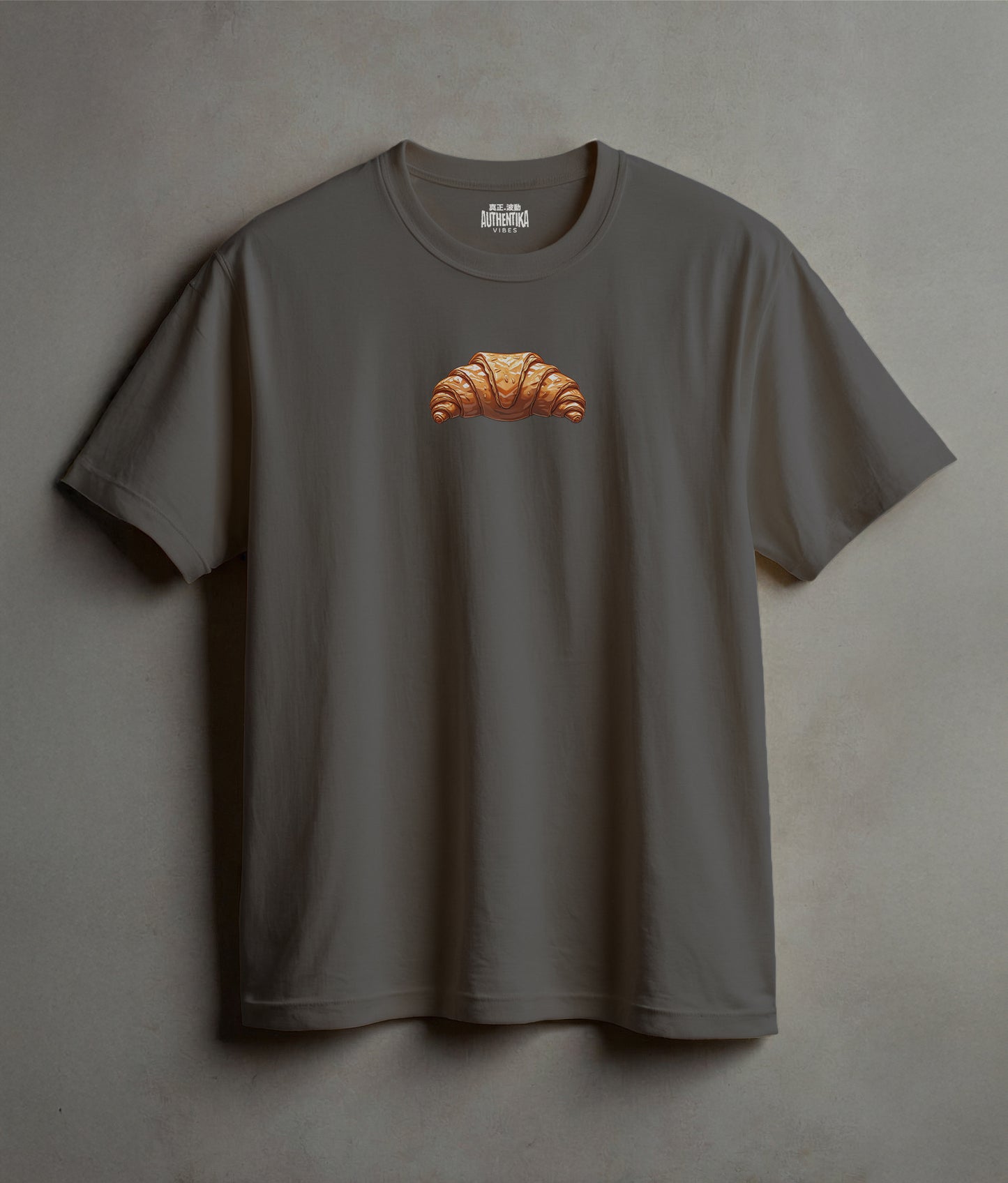 Croissant State of Mind – Minimalist Breakfast T-Shirt for Chill Days