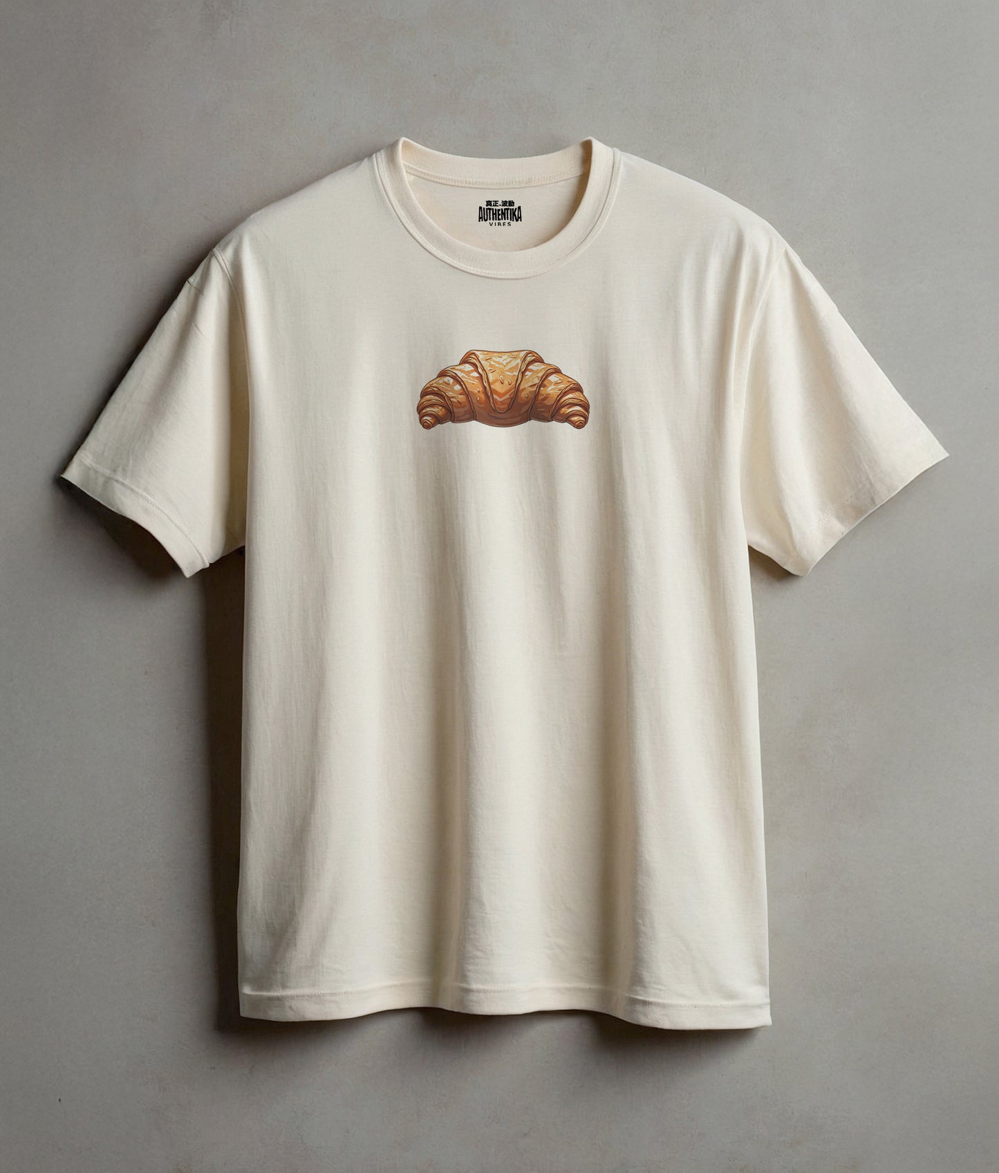 Croissant State of Mind – Minimalist Breakfast T-Shirt for Chill Days
