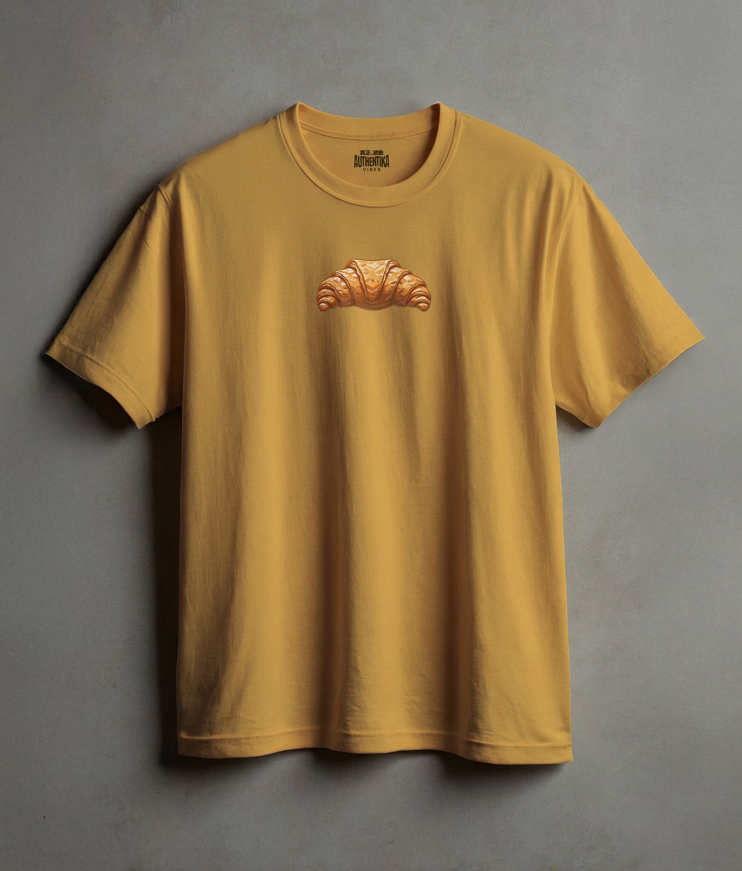 Croissant State of Mind – Minimalist Breakfast T-Shirt for Chill Days