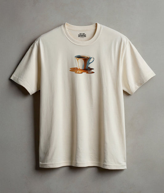 Spilled Thoughts – Minimalist Coffee T-Shirt