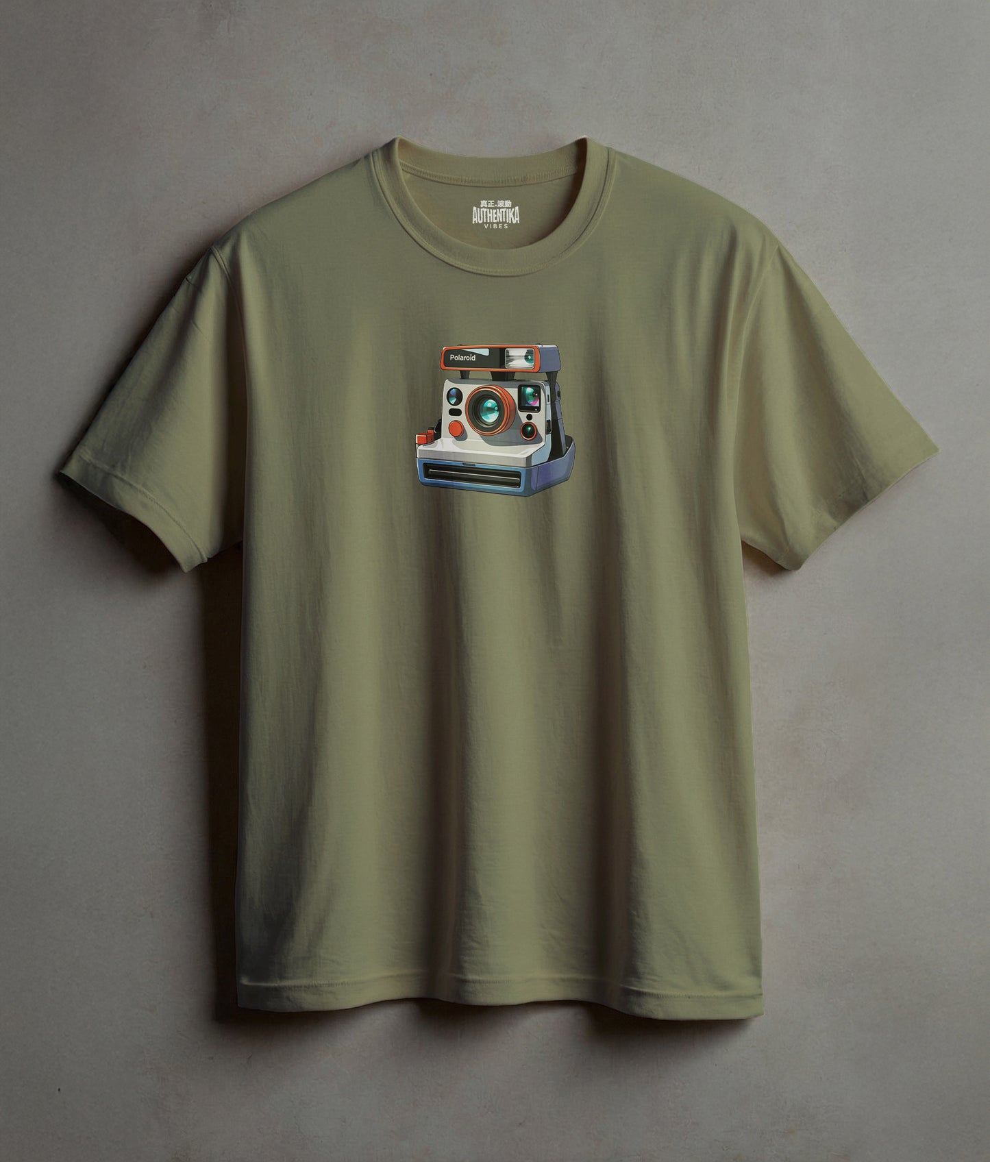 Captured in Silence – Retro Instant Camera Tee for Sentimental Souls