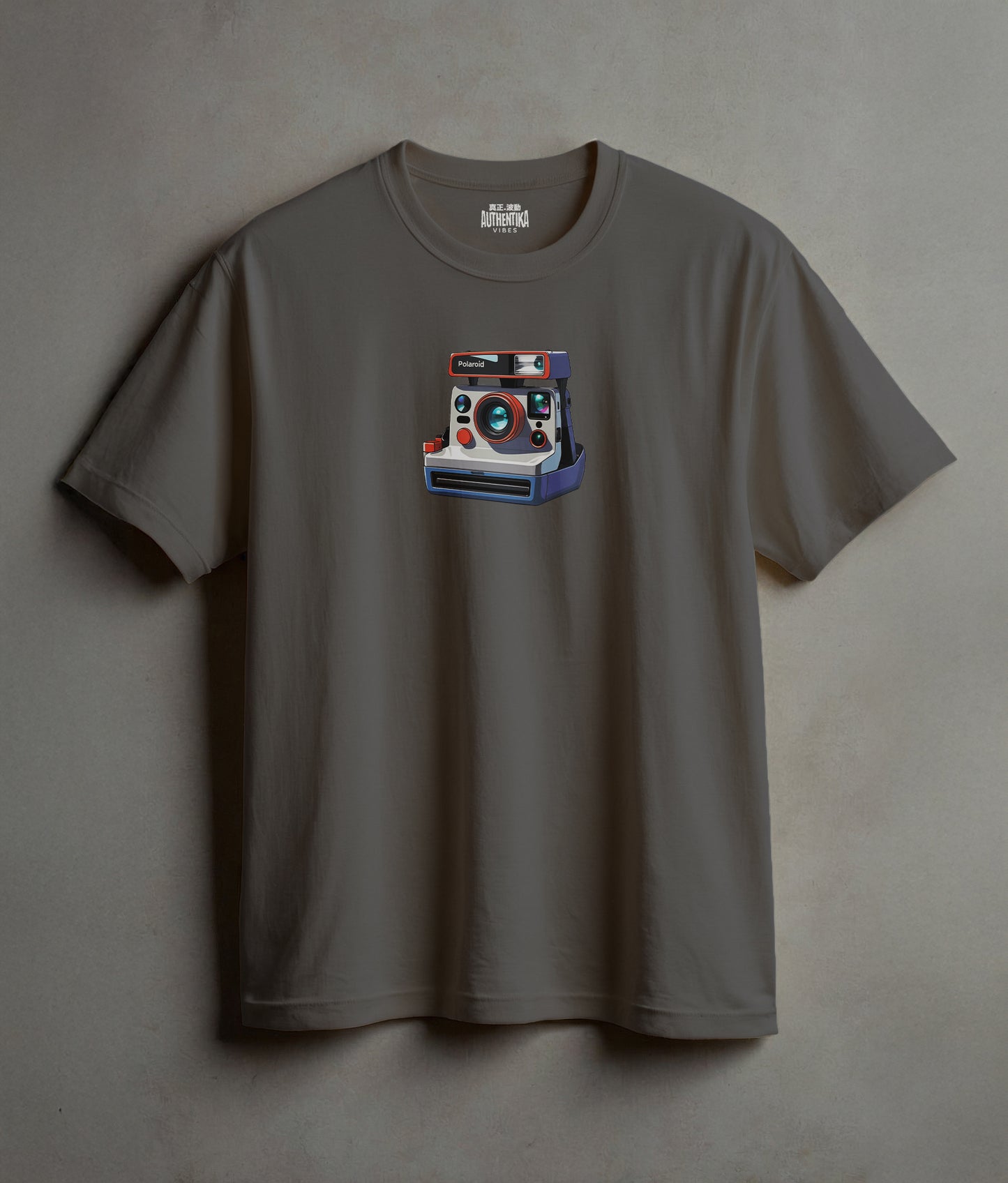Captured in Silence – Retro Instant Camera Tee for Sentimental Souls
