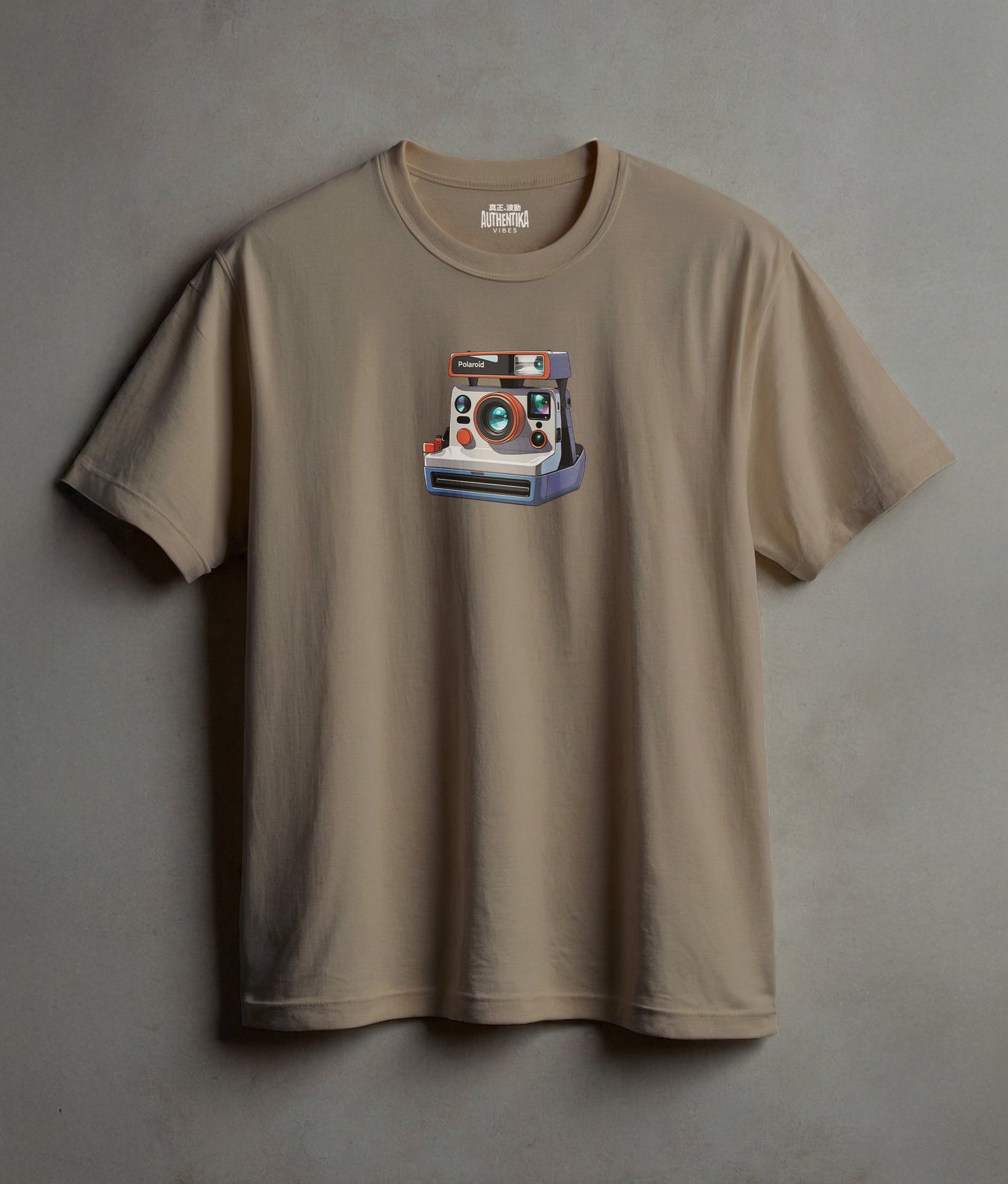 Captured in Silence – Retro Instant Camera Tee for Sentimental Souls